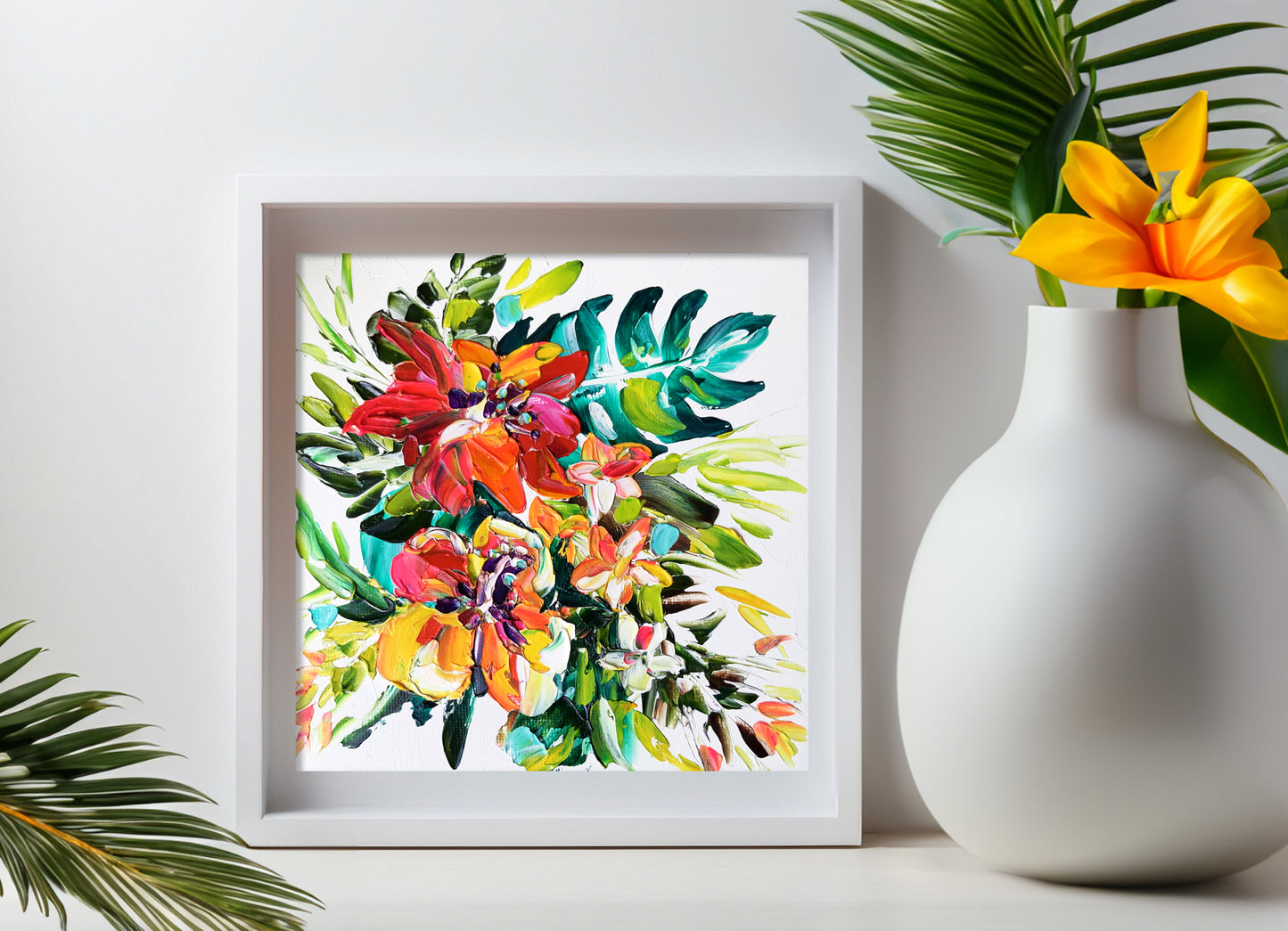 "Vibrant Tropical Florals"